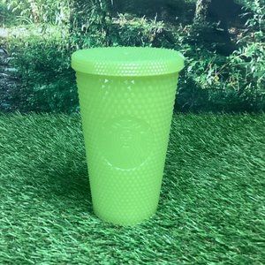Starbucks Lemongrass Glow in the Dark Bling Studded Tumbler
